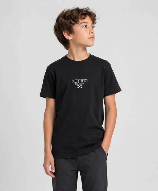 CAMISETA ROMO SAPIENS NEGRA KIDS