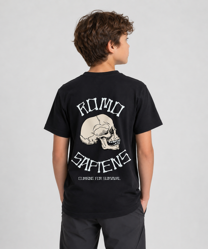 CAMISETA ROMO SAPIENS NEGRA KIDS