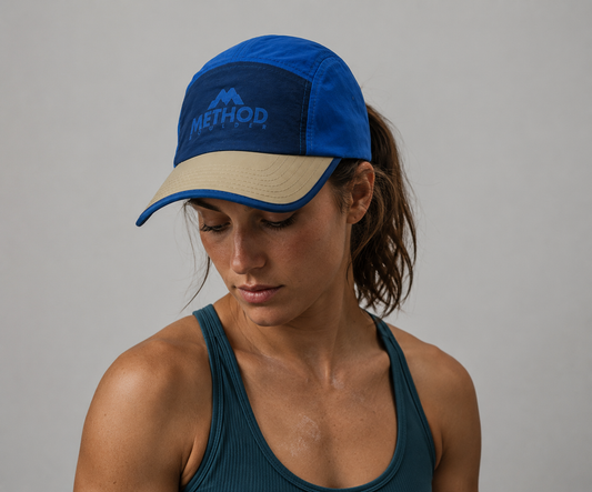 GORRA FIVE PANELS FLEX AZUL