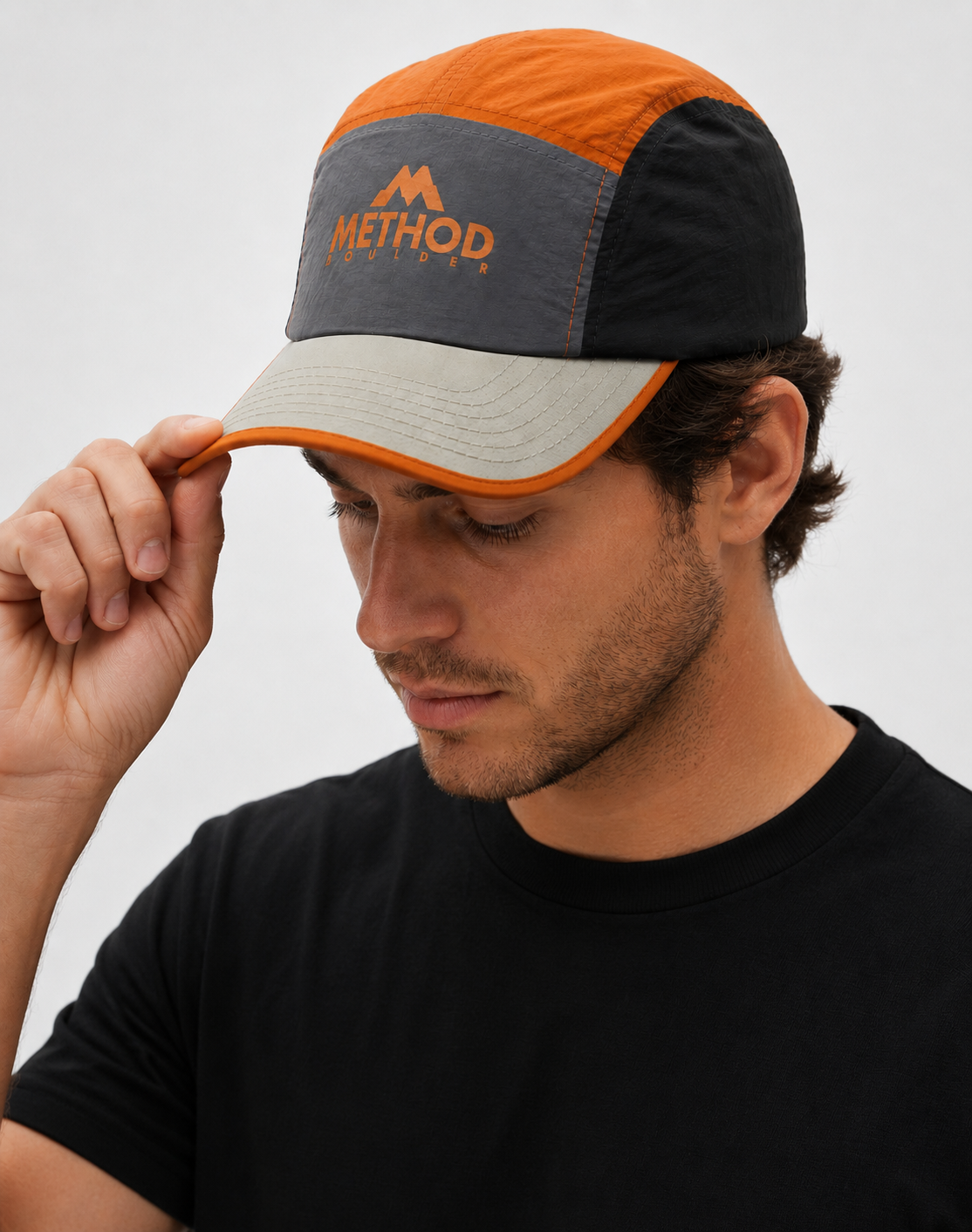 GORRA FIVE PANELS FLEX NARANJA