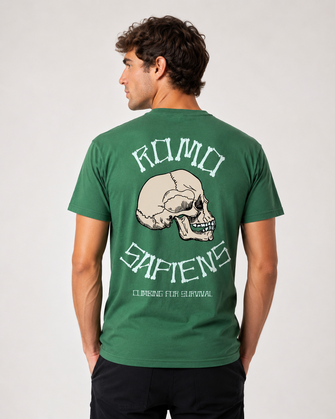 CAMISETA ROMO SAPIENS VERDE ADULTO
